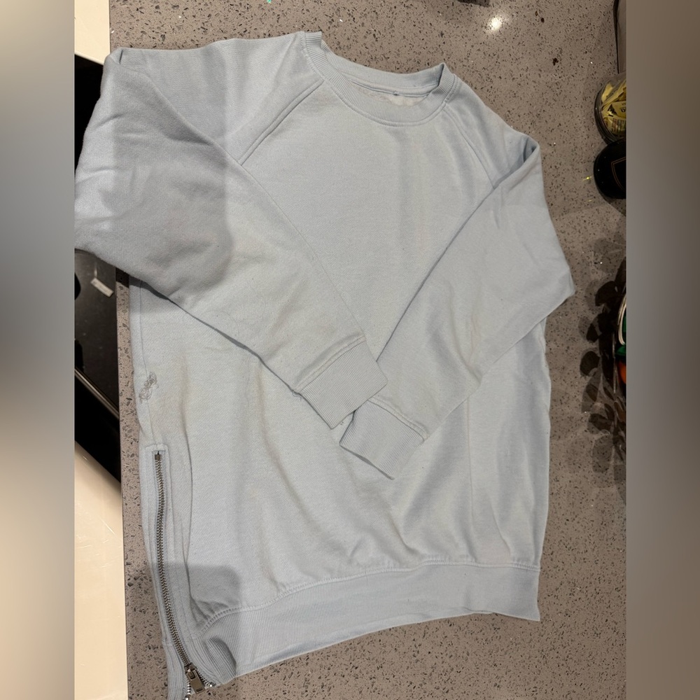 Light blue sweatshirt